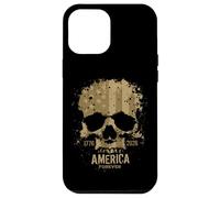 Skull USA Birthday Rugged Grunge 250 Quarter Millennium pour Hommes Coque pour iPhone 12 Pro Max