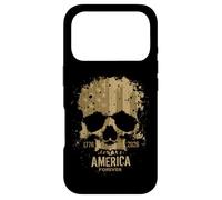 Skull USA Birthday Rugged Grunge 250 Quarter Millennium pour Hommes Coque pour iPhone 17 Pro