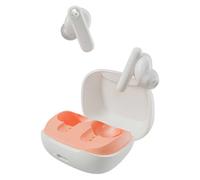Skullcandy Écouteurs sans fil Smokin Buds – True Wireless, 20 h, Microphone – Blanc/Orange