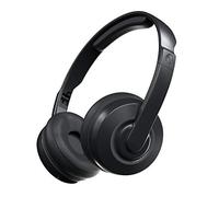 Skullcandy Cassette Casque Supra-Auriculaire sans Fil, Autonomie 22 h, Microphone, Compatible iPhone + Android + Appareils Bluetooth - Noir