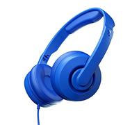 Skullcandy Cassette Junior Casque Supra-Auriculaire Filaire, Limitation du Volume, Microphone, Compatible Appareils Bluetooth + Ordinateurs - Bleu