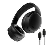 Skullcandy Crusher ANC 2 Casque Supra-Auriculaire à Suppression de Bruit sans Fil avec Basses Sensorielles, Autonomie 50 h, Skull-IQ, Compatible Alexa, Microphone, Compatible Bluetooth - Noir
