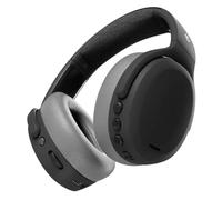 Skullcandy Crusher ANC 2 Casque supra-auriculaire Bluetooth sans fil, basses multisensorielles, suppression active du bruit, batterie de 60 heures, microphone iPhone Android - Noir et gris