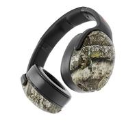 Skullcandy Crusher Evo Casque Bluetooth sans Fil avec Basses Multi-sensorielles, Isolation du Bruit, jusqu'à 40 Heures de Batterie, Microphone pour iPhone et Android - Realtree APX Noir/Orange