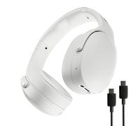 Skullcandy Crusher Evo Casque Supra-Auriculaire sans Fil avec Basses Sensorielles, Extra Charging Cable, Autonomie 40 h, Microphone, Compatible iPhone + Android + Appareils Bluetooth, Bone