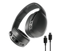 Skullcandy Crusher Evo Casque Supra-Auriculaire sans Fil avec Basses Sensorielles, Autonomie 40 h, Microphone, Compatible iPhone + Android + Appareils Bluetooth - Noir