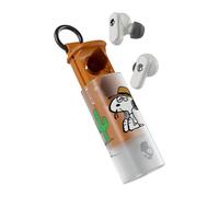 Skullcandy Dime Evo in-Ear Wireless Earbuds, 36 HR Battery, Microphone, Works with iPhone Android and Bluetooth Devices - Peanuts Spike