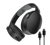 Skullcandy Hesh ANC Casque Supra-Auriculaire à Suppression de Bruit sans Fil, Autonomie 22 h, Microphone, Compatible iPhone + Android + Appareils Bluetooth - Noir