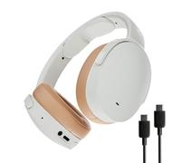 Skullcandy Hesh ANC Casque Supra-Auriculaire à Suppression de Bruit sans Fil, Autonomie 22 h, Microphone, Compatible iPhone + Android + Appareils Bluetooth - Blanc