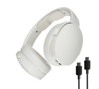 Skullcandy Hesh Evo Casque Supra-Auriculaire sans Fil, Extra Charging Cable, Autonomie 36 h, Microphone, Compatible iPhone, Android, Appareils Bluetooth, Bone