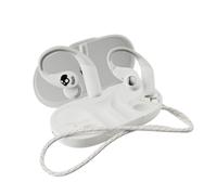 Skullcandy Push 540 Open Écouteurs Bluetooth Ouverts sans Fil, Casques, Résistants à la Sueur et l’Eau, 42 Heures d’Autonomie, Tour de Cou Amovible, Sécurisés - Blanc