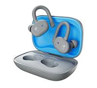 Skullcandy Push Active Écouteurs Intra-Auriculaires sans Fil, Autonomie 43 h, Skull-IQ, Compatibles Alexa, Microphone, Compatibles iPhone + Android + Appareils Bluetooth - Gris/Bleu