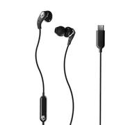 Skullcandy Set USB-C Écouteurs Intra-Auriculaires Filaires, Microphone, Compatibles Appareils Android + Ordinateurs - Noir
