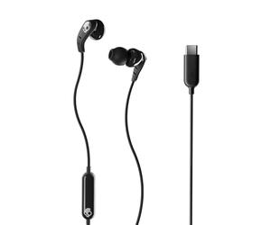 Skullcandy Set USB-C Écouteurs Intra-Auriculaires Filaires, Microphone, Compatibles Appareils Android + Ordinateurs - Noir