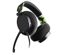 Skullcandy SLYR Pro Casque de Gaming Multiplateforme Supra-Auriculaire Filaire, Perception Sonore Optimisée, Microphone IA, Compatible Xbox + PlayStation + PC - Vert