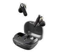Skullcandy Smokin' Buds Écouteurs sans fil Bluetooth, isolation sonore, jusqu'à 20 heures de batterie, IPX4 résistants à la transpiration et à l'eau, microphone pour iPhone et Android, fumée de minuit