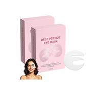 Skulta Lot de 2 masques pour les yeux au collagène au peptide profond, patchs sous les yeux pour les cernes et les yeux gonflés, design en trois pièces couvrant toute la zone des yeux pour les rides