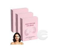 Skulta Lot de 3 masques pour les yeux au collagène au peptide profond, patchs sous les yeux pour les cernes et les yeux gonflés, design en trois pièces couvrant toute la zone des yeux pour les ridules