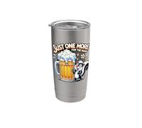 Skunk rigolo et bière - Allez, une dernière tournée ! Gobelet isotherme en acier inoxydable double paroi