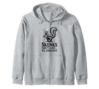 Skunks Don't Part : Nous annonçons Un Dicton Amusant Sweat à Capuche