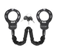 SKUTZTEK Antivol Trotinette Electrique, Cadenas Trotinette Electrique Renforcé avec Clés, Antivol Sécurisé pour Scooter, Vélo et Trottinette Électrique (Noir)