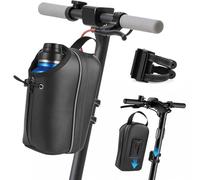 SKUTZTEK Sacoche Trottinette Électrique, Sacoche pour Trottinette Électrique Grande Capacité 2 L avec Porte-Bouteille, Sacoche de Guidon pour Scooter Électrique Xiaomi/Sedway/Ninebot