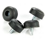 SKUURTFR 4 X Crybaby Wah Pedal Replacement Rubber Feet & Screws