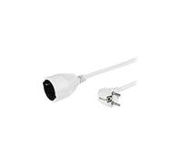 SKV 10 W - Rallonge de câble d'alimentation - alimentation (F) pour alimentation (M) - 10 m - blanc