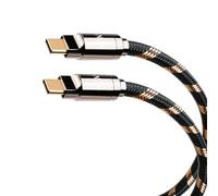 SKW Audiophiles Câble audio numérique USB C vers USB C compatible avec Apple, MacBook, DAC, amplificateur de puissance 3 m