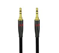 SKW Câble auxiliaire pour Voiture (Son Hi-FI), câble auxiliaire de 3,5 mm à 3,5 mm/câble Audio stéréo/câble de câble Audio/Casque pour chaîne stéréo, iPhone, iPod, iPad, Echo Dot, Sony, etc-2M