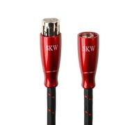 SKW Câble d'entrée de gamme série HC Single OFC équilibré XLR mâle vers XLR femelle 5 m (1 câble)