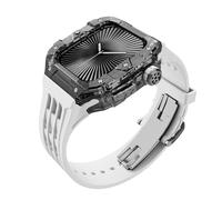 SKXMOD Kit de modification de boîtier transparent, pour Apple Watch 46 mm, iWatch Series 10 46 mm, bracelet en caoutchouc Refit Mod Upgrade pièces de rechange, 46MM, Agate