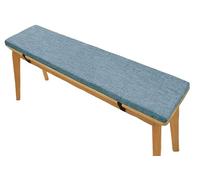 Sky Blue 5 cm Thick Bench Cushion Seat Pad for Kitchen Garden Dining Bench - 100 x 35 cm Soft Foam Upholstery Cushion Comfort And Style
