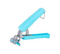 (Sky Blue)Dish Pliers Anti-scald Clip With Handle Stainless Steel Non-slip Gripper Clips Kitchen Tool