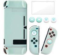 (sky blue) Étui rigide NS à motif sakura en relief pour Nintendo Switch