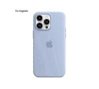 (Sky Blue,Multicolor)For iPhone 14 Pro Case Compatible with MagSafe Liquid Silicone Phone Back Cover [Induction Popover]