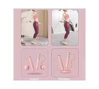 (Sky blue)Professional Women's Fitness Jump RoPS Soft Handle No Weight Bearing India Gym Workout Tool Fat Loss Exercise equipment