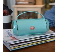 Sky Blue Sans fil TG116C Bluetooth Haut-Parleur En Plein Air Mains Libres Appel Portable Stéréo Tissu Portable TWS Bluetooth Haut-Parleur ""Nipseyteko