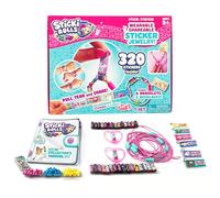 Sky Castle Sticki Rolls Sticki Station, autocollants à partager portables, kit de bijoux, bracelets et colliers