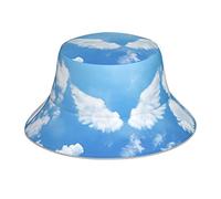 Sky Cloud Bob réfléchissant unisexe - Léger, respirant, pliable. Circonférence du chapeau : 64 x bord : 7 x hauteur du chapeau : 8 cm. Noir, noir, taille unique