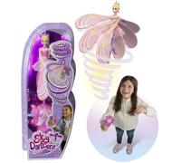 Lansay - Sky Dancers - Rainbow Rose - Poupée Fée Volante pour Enfants dès 6 Ans - Poupée Magique 18cm - S'Envole avec Un Lanceur Licorne sans Piles - Émerveillez Vos Enfants -Idée Cadeau Anniversaire