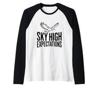 Sky High Expectations Eagle Manche Raglan