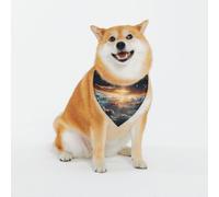Sky in The Sun Bandana lavable pour chien de petite et grande taille pour fille ou garçon, accessoires pour animaux de compagnie