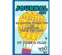 SKY PLANNER: "Stay organized and inspired every day with this 120-page lined planner, featuring a serene sky theme to keep your thoughts soaring. ... journey to success under limitless skies."