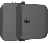 Sky Q Wall Mount With Fixings - Sky Q Box Grip For 1Tb / 2Tb Tv Box, Space Saving, No Signal Loss, Black