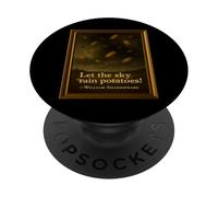 Sky Rain Pommes de Terre Merry Wives Windsor Falstaff Citation drôle PopSockets PopGrip Adhésif