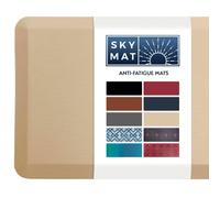 Sky Solutions Tapis de sol anti-fatigue - Tapis de cuisine rembourré de 1,9 cm d'épaisseur, tapis de bureau debout - Confortable à la maison, au bureau, au garage - Antidérapant, durable et résistant