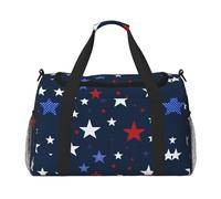 Sky Star Sac de voyage, sac de week-end pour femme et homme pour les aventures en plein air, idéal pour le camping et la randonnée, Noir/blanc, One Size