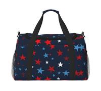 Sky Star Sac de voyage, sac de week-end pour femme et homme pour les aventures en plein air, idéal pour le camping et la randonnée, Noir/blanc, One Size
