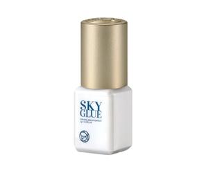 Sky Super Colle Adhésif 5/10g Professionnel - Extensions de Cils - 10ml Noir - Medium Smoke - 3-4 Seconds Séchage - 5 Semaines Collage - Bouteille en Plastique - Colle pour Extensions de Cils
